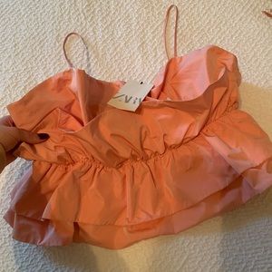 Zara ruffle top